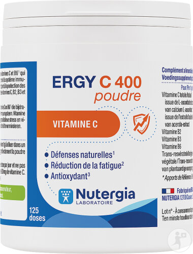 Nutergia Ergy C 400 Poudre Pot 125g