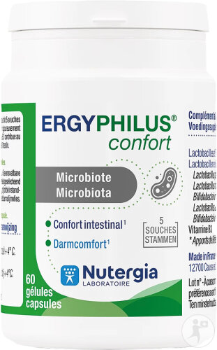 Nutergia Ergyphilus Confort Microbiote 60 Gélules