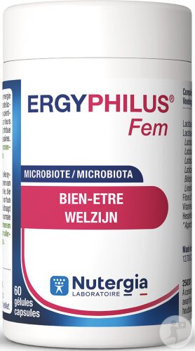 Nutergia Ergyphilus Fem Microbiote 60 Gélules