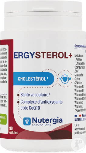 Nutergia Ergysterol+ Complément Alimentaire Cholestérol 90 Gélules