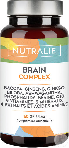 Nutralie Brain Complex Nootropique Pour La Vivacité Mentale 60 Gélules
