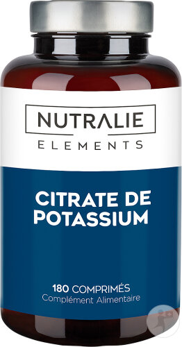 Nutralie Citrate Potassium 2880mg Pour Les Muscles 180 Comprimés