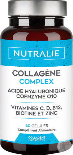 Nutralie Collagène Complexe Hydrolysé À L'Acide Hyaluronique 60 Gélules