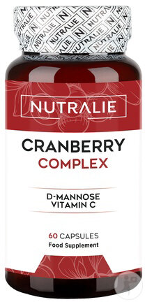 Nutralie Cranberry Américaine Avec Vitamines C Et D-Mannose Cystite 60 Gélules