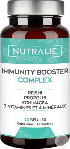 Nutralie Immunity Booster Complex Reishi + Propolis + Échinacée 60 Gélules