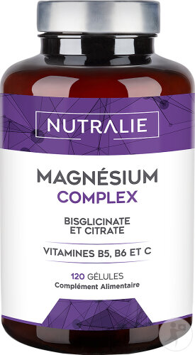 Nutralie Magnésium Complex Bisglycinate Et Citrate 120 Gélules