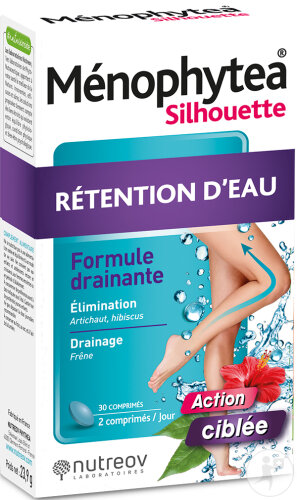 Nutreov Ménophytea Silhouette Rétention D'Eau 30 Comprimés