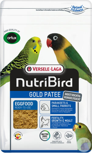 NutriBird Gold Patée Perruches & Petits Perroquets 10kg