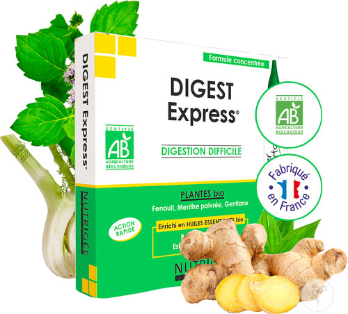 Nutrigée Digest Express Bio 7 Unicadoses Buvables