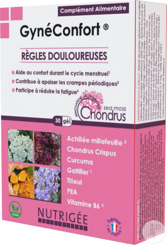 Nutrigée Gynéconfort Règles Douloureuses 30 Gélules