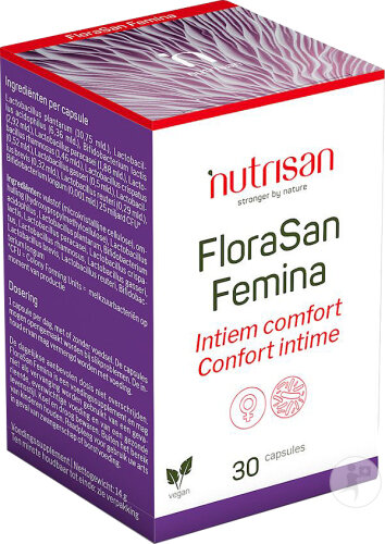 Nutrisan FloraSan Femina Confort Intime 30 Capsules Végétariennes