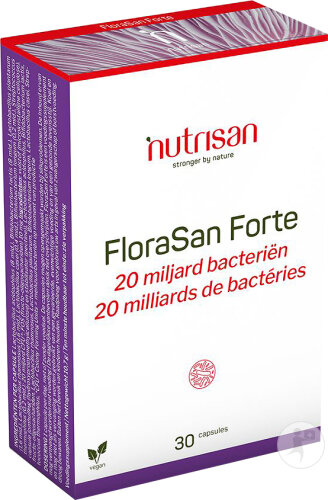 Nutrisan FloraSan Forte 30 Capsules Végétariennes