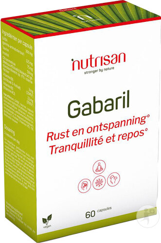 Nutrisan Gabaril Complément Alimentaire Tranquillité Et Repos 60 Capsules Végétariennes