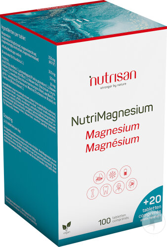 Nutrisan NutriMagnesium 100 Comprimés + 20 Comprimés Gratuit