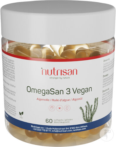 Nutrisan OmegaSan 3 Végan Huile D’Algue 60 Gélules