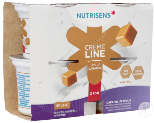 Nutrisens Crèmeline 2kcal Caramel 4x125g
