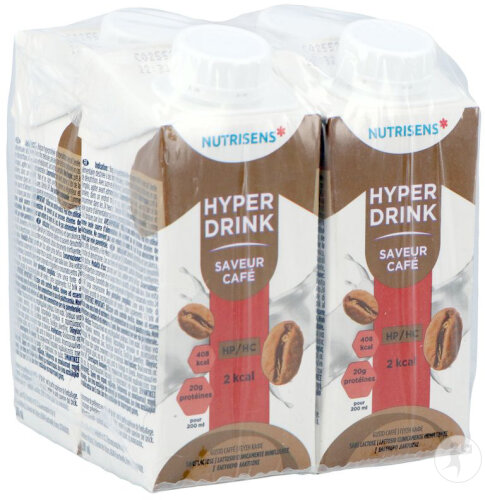 Nutrisens Hyperdrink 2kcal Café 4x200ml