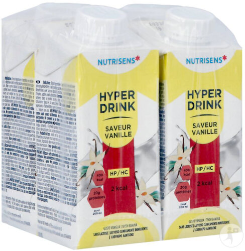 Nutrisens Hyperdrink 2kcal Vanille 4x200ml