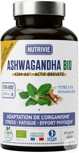 Nutrivie Ashwagandha Bio 60 Gélules