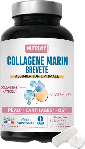 Nutrivie Collagène Marin Breveté 90 Gélules