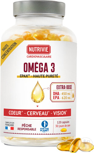 Nutrivie Oméga 3 120 Capsules
