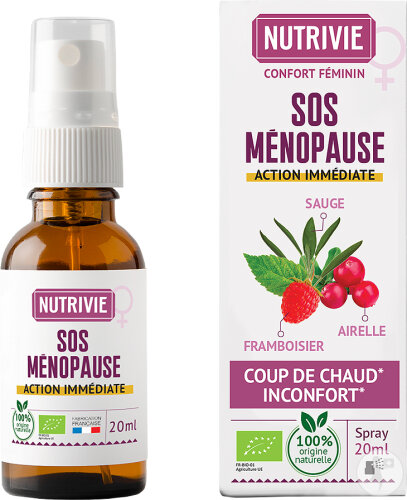 Nutrivie Spray SOS Ménop. Bio 20ml