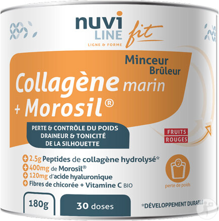 Nuviline Collagène Marin Minceur Morosil Fruits Rouges Pot 180g