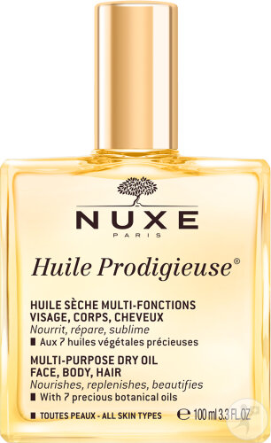 Nuxe Huile Prodigieuse Huile Sèche Multi-Fonctions Visage-Corps-Cheveux Flacon 100ml