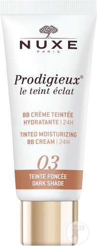 Nuxe Prodigieux Le Teint Éclat BB Crème Teintée Hydratant 24h 03 Teinte Foncée 30ml