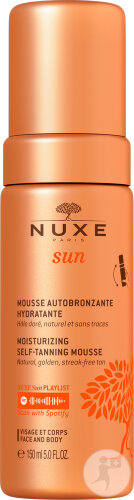 Nuxe Sun Mousse Autobronzante Hydratante Visage Et Corps Flacon 150ml