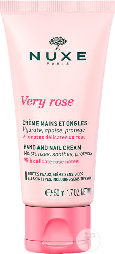 Nuxe Very Rose Crème Mains Et Ongles Tube 50ml