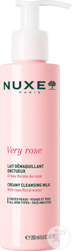 Nuxe Very Rose Onctueux Lait Démaquillant Flacon 200ml