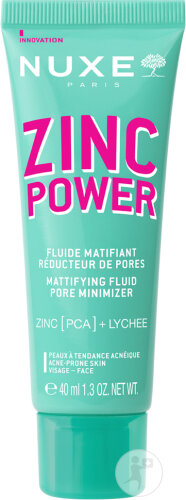 Nuxe Zinc Power Fluide Matifiant Réducteur De Pores Flacon 40ml