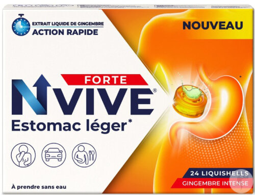 Nvive Estomac Léger Forte 24 Liquishells