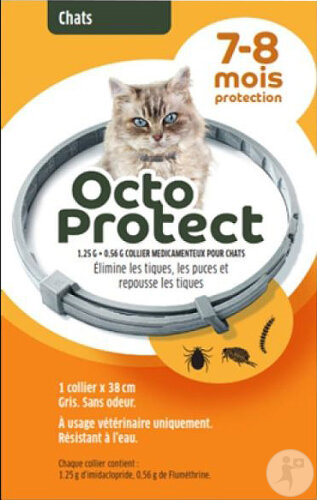 Octoprotect Collier Médicamenteux Pour Chats 1 Pièce