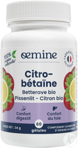 Oemine Citro-Bétaïne Complément Alimentaire 60 Gélules