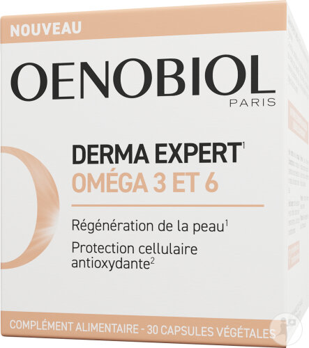 Oenobiol Derma Expert Oméga 3&6 Régénération Peau 30 Gélules