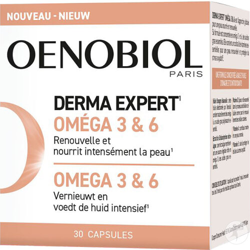 Oenobiol Derma Expert Oméga 3 Et 6 30 Capsules