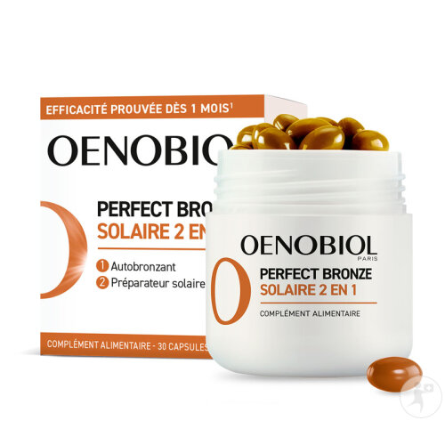 Oenobiol Solaire Perfect Bronze 2 En1 Autobronzant Et Préparateur Solaire 30 capsules-3