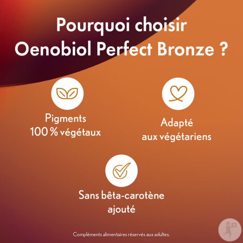 Oenobiol Solaire Perfect Bronze Autobronzant Complément Alimentaire 30 Capsules-6