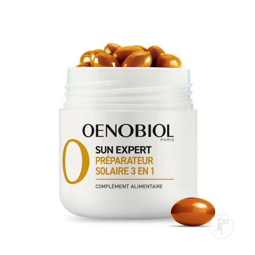 Oenobiol Sun Expert Préparateur Solaire 3en1 30 Capsules Végétales-2