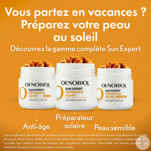 Oenobiol Sun Expert Préparateur Solaire 3en1 30 Capsules Végétales-8