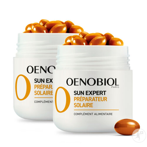 Oenobiol Sun Expert Préparateur Solaire Complément Alimentaire 2x30 Capsules-2