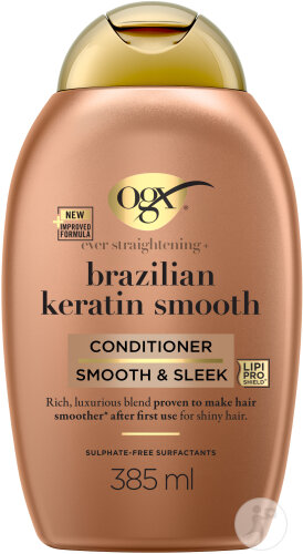 OGX Ever Straight Brazilian Keratin Smooth Après-Shampoing Flacon 385ml