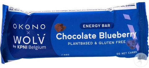Okono Barre Energétique Chocolat-Myrtille 12x40g