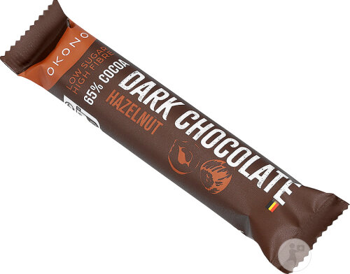 Okono Dark Chocolate 65% Cacao Hazelnut 35g
