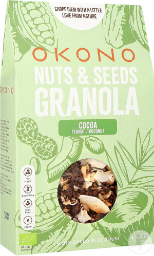 Okono Nuts & Seeds Granola Bio Au Cacao 250g