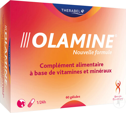 Olamine Complément Alimentaire Vitamines Et Minéraux 60 Gélules