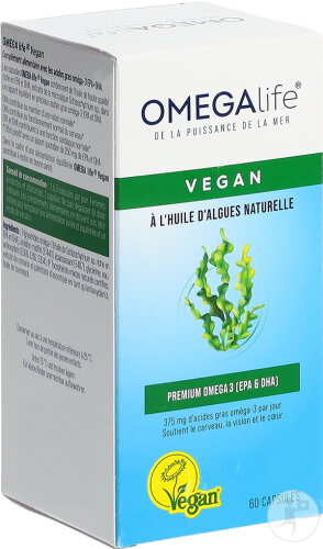 Omega-Life Huile D'Algues 60 Capsules