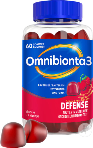 Omnibionta3 Multivitamines Defense Gommes 60 Pièces